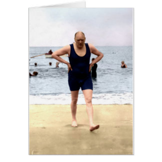 Winston Churchill am Meer