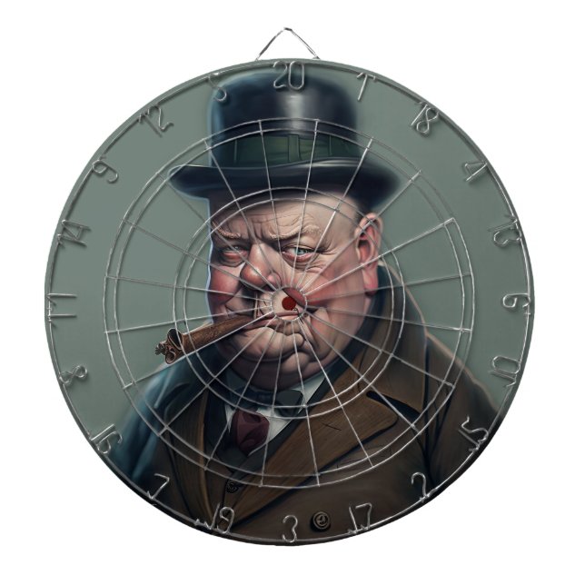 Winston Churchill Dartboard 2 Dartscheibe (vorne)