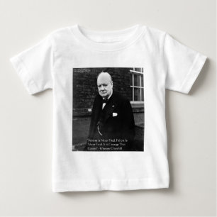Winston Churchill "Erfolg ist niemals endgültig" G Baby T-shirt