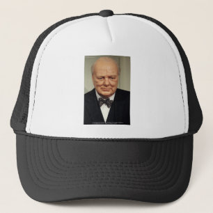 Winston Churchill Failure Wisdom Quote Gifts Truckerkappe