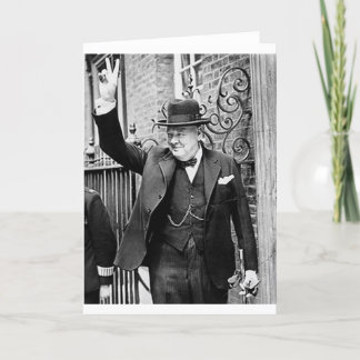 Winston Churchill Karte