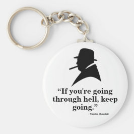 Winston Churchill Keyring - Zitat 1 Schlüsselanhänger