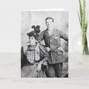 Winston Churchill mit seiner Mutter 2 Karte