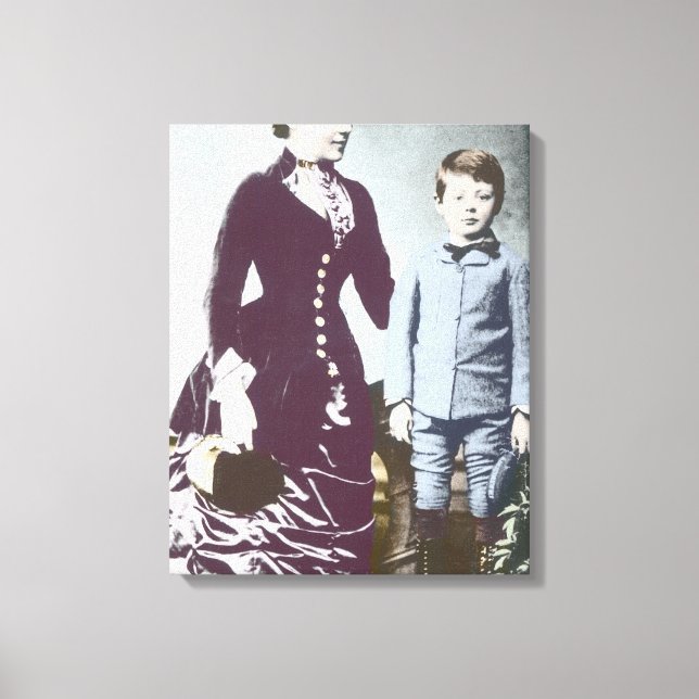 Winston Churchill mit seiner Mutter 2 Leinwanddruck (Vorderseite)