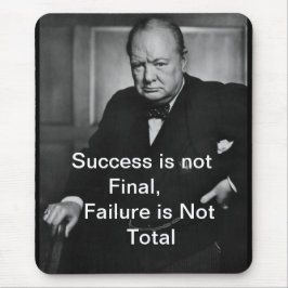 Winston Churchill - Mousepad - Erfolg