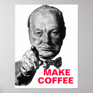 Winston Churchill Personalisiert Poster