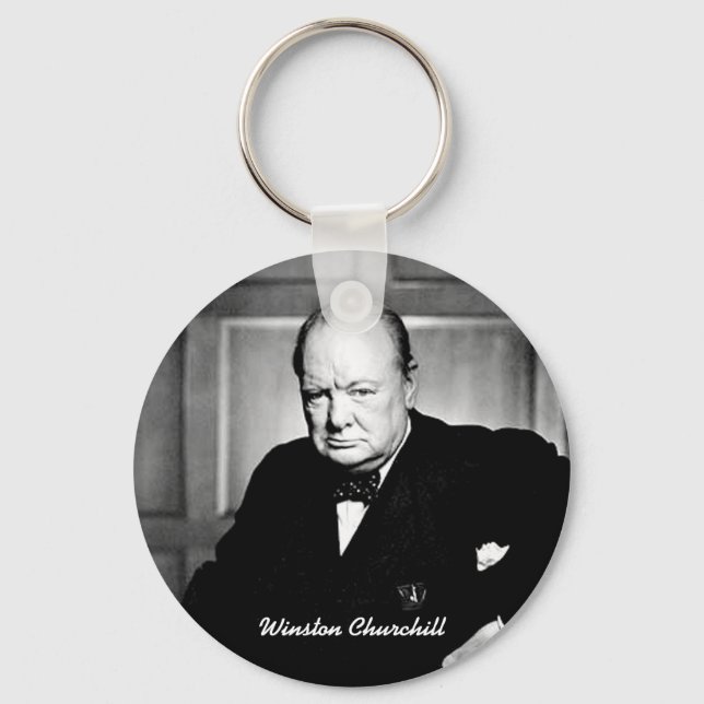 Winston Churchill Schlüsselanhänger (Vorderseite)