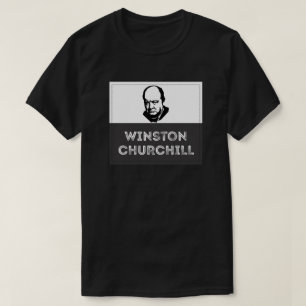 Winston Churchill Schwarzgrau T-Shirt