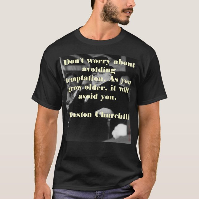 Winston Churchill T-Shirt (Vorderseite)