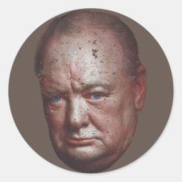 Winston Churchill (United Kingdom) Runder Aufkleber