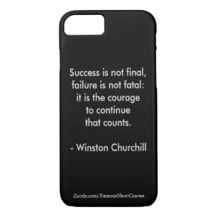 Winston Churchill Zitat; Erfolg Case-Mate iPhone Hülle