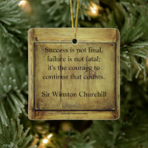 Winston Churchill Zitat; Erfolg Vintagen Alters