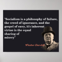 Winston Churchill zitiert zum Sozialismus