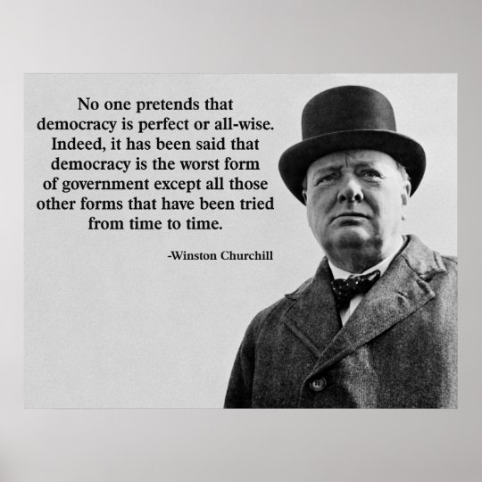 Churchill Demokratie
