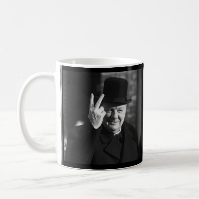 Winston- ChurchillTasse - Zitat 14 Kaffeetasse (Links)