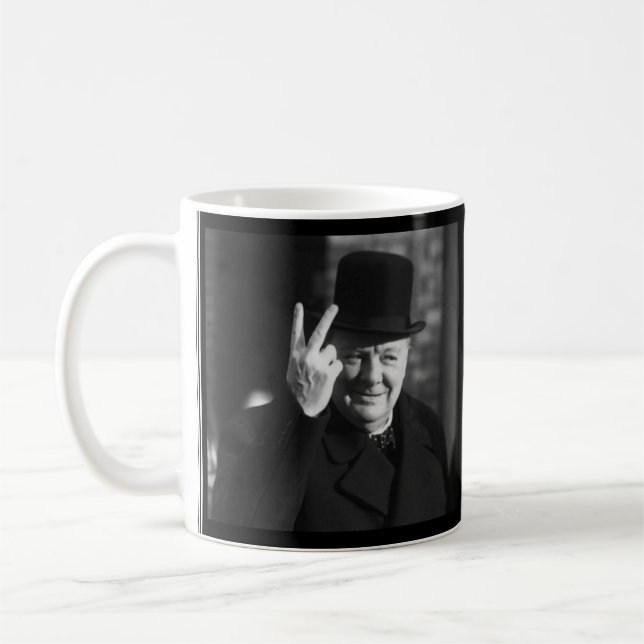 Winston- ChurchillTasse - Zitat 20 Kaffeetasse (Links)