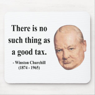 Winston- Churchillzitat 14b Mousepad