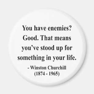 Winston- Churchillzitat 3a Magnet