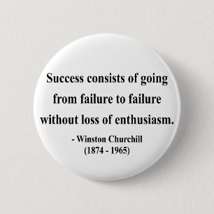 Winston- Churchillzitat 5a Button