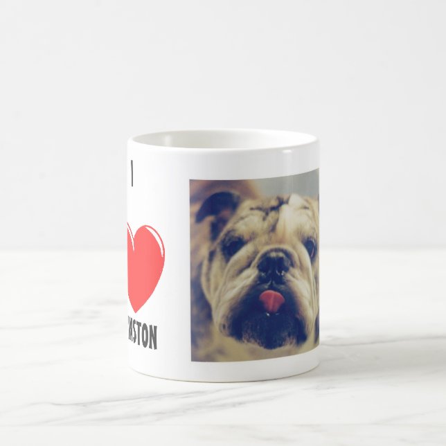 Winston die Bulldoggen-Tasse Kaffeetasse (Mittel)