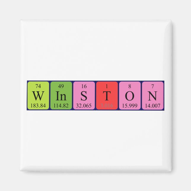 Winston Periodenmagnet Magnet (Vorne)