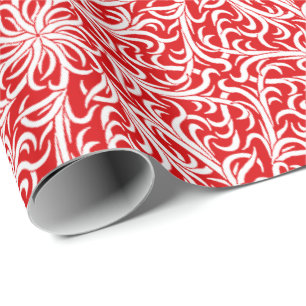 Winston Rot und Weiß Geschenkpapier