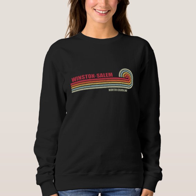 Winston-Salem North Carolina City Staat Sweatshirt (Vorderseite)
