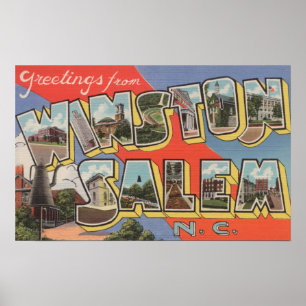 Winston-Salem, North Carolina Poster