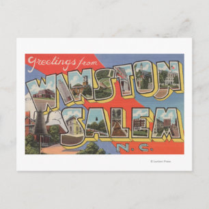 Winston-Salem, North Carolina Postkarte