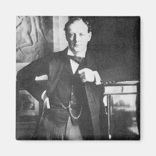 Winston Spencer Churchill im Jahre 1904 Magnet