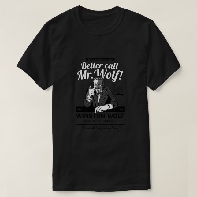 Winston Wolf Essential T-Shirt (Design vorne)