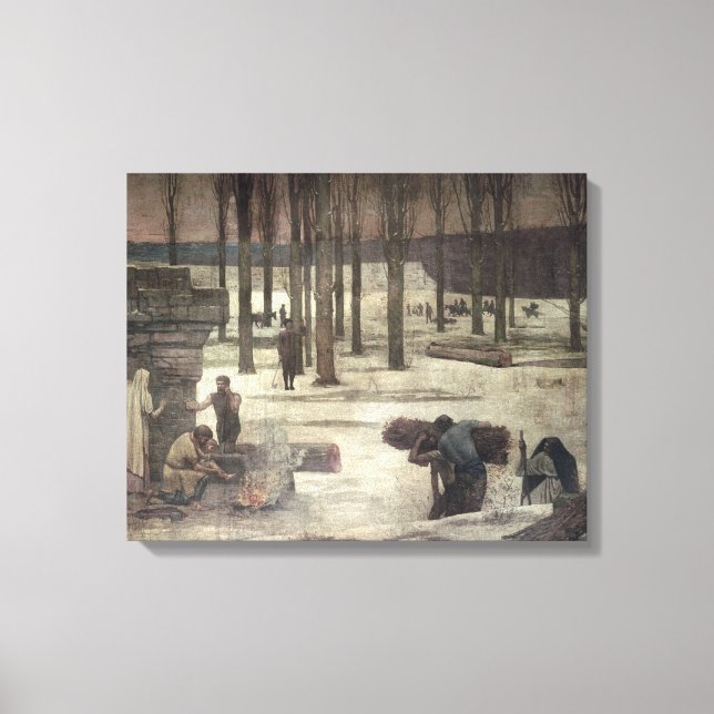 Winter 1889-93 leinwanddruck (Vorderseite)