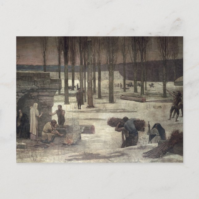 Winter 1889-93 postkarte (Vorderseite)