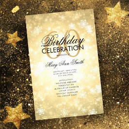 Winter 60. Geburtstag Programm Gold Wonderland Men