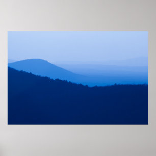 Winter Abend, Petit Jean River Valley, Arkansas Poster