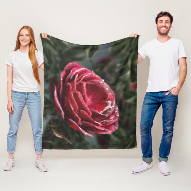 Winter-Abschiedsgeschenk-Fliesblanke Fleecedecke (Beispiel)