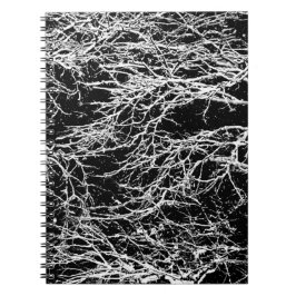 'Winter Abstrakt' Notebook/Journal Notizblock