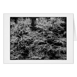 "Winter Abstrakt" Weihnachtskarte - Weihnachten