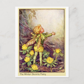 Winter Aconite Fairy Postkarte