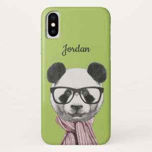 Winter-addieren bereiter Panda-Bär   Ihren Namen Case-Mate iPhone Hülle