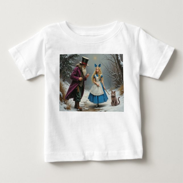 Winter Alice Baby White Shirt (Vorderseite)