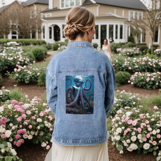 Winter Alice Frauen denim Jacke (Hochzeit Rückseite)