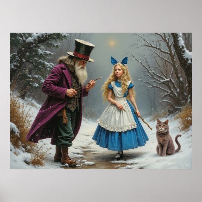 Winter Alice Matt-Wert Poster (Vorne)
