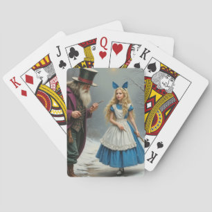 Winter Alice Poker Spielkarten