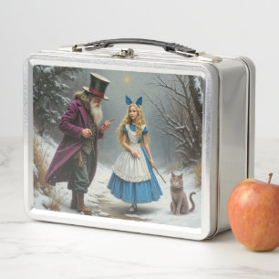 Winter Alice rosa Lunchbox