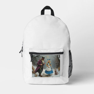 Winter Alice White Rucksack