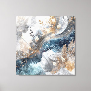 Winter Alkohol am Steuer Art Wrapped Canvas Leinwanddruck