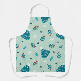 Winter-All-over-Print-Schürze Schürze