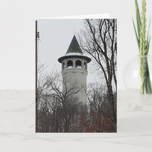 "Winter am Hexenturm" Hallowe’en card Karte (Vorderseite)