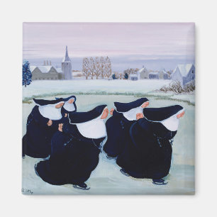 Winter am Kloster Magnet